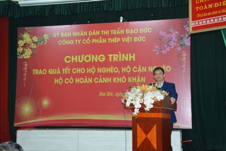 Thép Việt Đức tích cực tham gia công tác an sinh xã hội