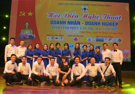 Thép Việt Đức tham dự Hội diễn nghệ thuật Doanh nhân, doanh nghiệp tỉnh Vĩnh Phúc lần thứ 2 năm 2022 đạt thành tích cao