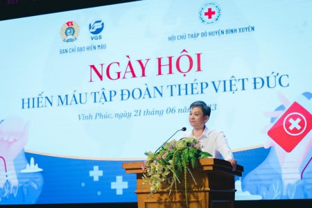Hơn 200 cán bộ, nhân viên Tập đoàn Thép Việt Đức tham gia Ngày hội hiến máu