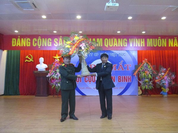 Thép Việt Đức tổ chức Lễ ra mắt Hội Cựu chiến binh