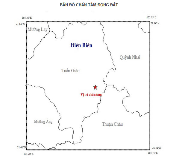 Điện Biên: Đồ đạc rung chuyển, người nghiêng ngả vì động đất