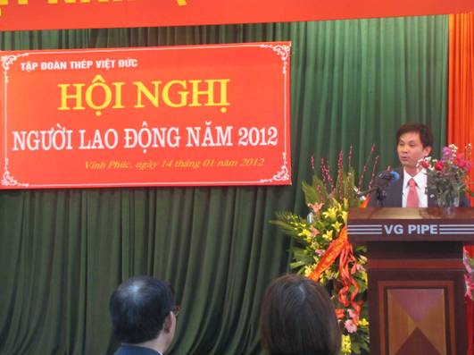 Hội nghị người lao động Thép Việt Đức 2012 thành công tốt đẹp