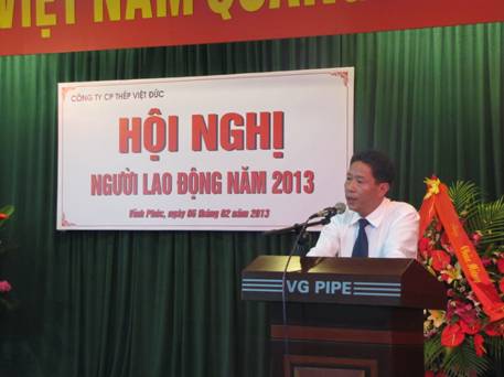 Hội nghị Người lao động Thép Việt Đức 2013 thành công tốt đẹp
