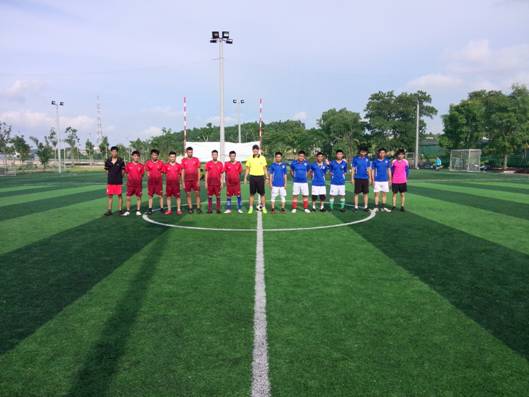 Kết thúc giải bóng đá nam hội thao thép Việt Đức năm 2014