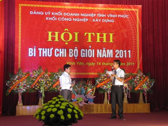 Thép Việt Đức đạt giải nhất Hội thi “Bí thư chi bộ giỏi” Khối Công nghiệp - Xây dựng Vĩnh Phúc