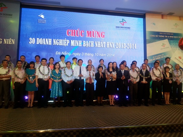 Thép Việt Đức được tôn vinh DN công bố thông tin minh bạch nhất HNX