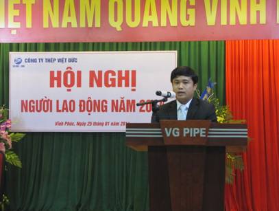 Thép Việt Đức tổ chức Hội nghị Người lao động năm 2014