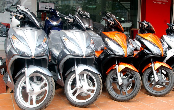 Xe ga Honda sắp có đợt tăng giá mạnh tại Việt nam